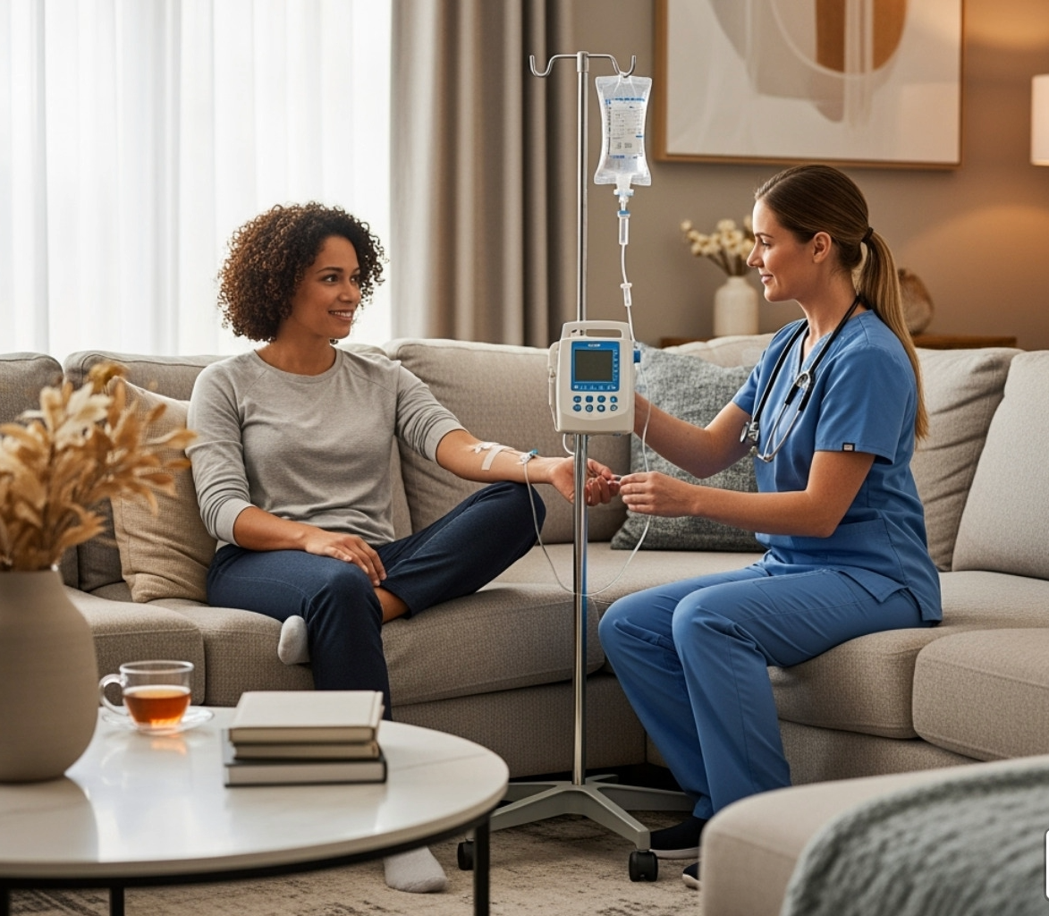 Tratamiento antibiótico en domicilio